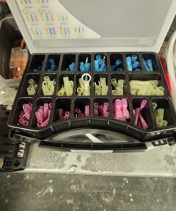 Wirefy Heat Shrink Wire Connectors Kit - Marine Grade Electrical Connectors - Automotive Butt Connectors - Insulated Ring, Spade, Fork, Hook Crimp Terminals - 22-10 Gauge - 270 PCS 270 pieces kit 31 71Z87P4929L