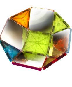 MAGNA-TILES Stardust 15-Piece Magnetic Construction Set, The ORIGINAL Magnetic Building Brand, 3-99 Years with 4 Mirrored Squares Stardust Set 11 71Z8gjvsp2L