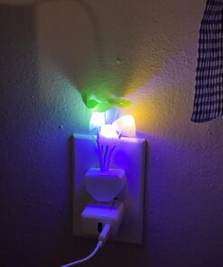 Rienar Sensor Led Night Light, Color Changing Plug-in LED Mushroom Dream Bed Lamp 57 71Z91J8BXHL