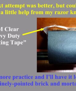 Scotch Mounting, Fastening & Surface Protection Permanent Clear Mounting Tape, holds up to 2 pounds, 1" x 60", 1 Roll, Model:4010 1"x60" 33 71Z9DAvApSL