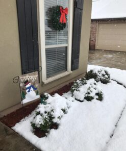 Evergreen Flag Embroidered Let It Snow Burlap Garden Flag - 12.5 x 18 Inches Outdoor Decor For Homes and Gardens 17 71Z9KUWCN0L