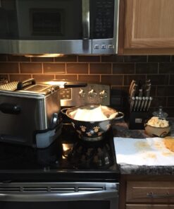 T-fal Ultimate EZ Clean Stainless Steel Deep Fryer with Basket 3.5 Liter Oil and 2.6 Pound Food Capacity 1700 Watts Oil Filtration, Temp Control, Digital Timer, Dishwasher Safe Parts Stainless Steel 56 71Z9QbaNpVL