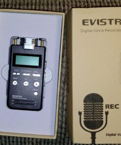 EVISTR Digital Voice Recorder 8GB L53 - 1536KPBS PCM Stereo Audio Recording Device Portable Dictaphone Microphone Gain Controllable Noise Reduction 44 71Z9ZrjzEQL