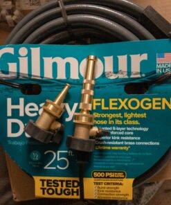 Twinkle Star Heavy Duty Brass Shut Off Valve Garden Hose Connector, Set of 2, TWIS3001 15 71ZBEPoTAHL