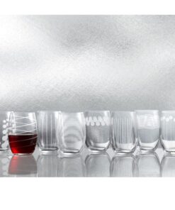 Mikasa Cheers Stemless Wine Glass, 17-Ounce, Set of 8 8 Count (Pack of 1) Clear 9 71ZBH9hnBS