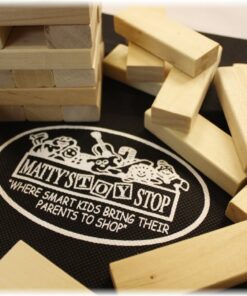 Matty's Toy Stop Wooden Tower Deluxe Stacking Game with Exclusive Storage Bag 13 71ZCEYTJ8SL