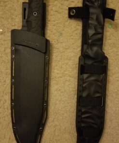 Schrade Leroy Fixed Blade with High Carbon Stainless Steel Bowie Blade for Outdoor Activities 46 71ZDHKDeRwL