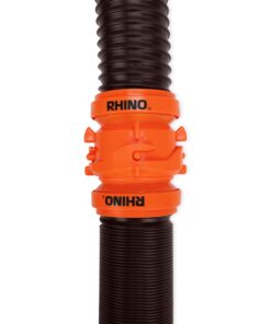 Camco RhinoFLEX 15-Ft Camper/RV Sewer Hose Kit | Features Clear Elbow Fitting with Removable 4-in-1 Adapter & Crafted of Reinforced 23-Mil Polyolefin | Compress for RV Storage and Organization (39770) Frustration-Free Packaging 25 71ZDmPiybvL