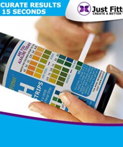 pH Test Strips (2 Bottles). Test Alkaline and Acid Levels in The Body. Track & Monitor Your pH Level Using Saliva and Urine. Highly Accurate Results in Seconds. 125 Strips per Bottle (100 + 25 Free). 2 11 71ZDxC2RlL