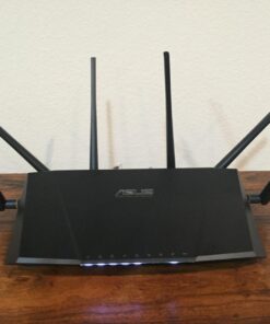 "ASUS AC3200 Tri-Band Gigabit WiFi Router, AiProtection Lifetime Security by Trend Micro, Adaptive QoS, Parental Control (RT-AC3200)" 52 71ZEhTpjjL