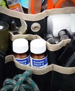 Potable Aqua Water Purification Tablets, Portable and Effective Water Purification Solution for Camping, Hiking, Emergencies, Natural Disasters and International Travel, Two 50ct Bottles, Blue 100 Tablets - Twin pack 21 71ZEnxMRNJL