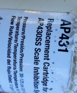 Aqua-Pure Whole House Scale Inhibition Inline Replacement Water Cartridge AP431, For Aqua-Pure System AP430SS, Helps Prevent Scale Buildup On Hot Water Heaters, Boilers, Plumbing Pipes and Fixtures Replacement Cartridge 18 71ZF1YANfeL