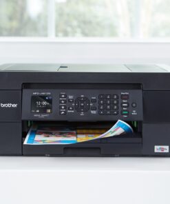 Brother Wireless All-in-One Inkjet Printer, MFC-J491DW, Multi-function Color Printer, Duplex Printing, Mobile Printing,Amazon Dash Replenishment Enabled, Black, 8.5 (MFCJ491DW) 33 71ZF5RBMclL