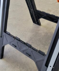 Worx Pegasus 2-in-1 Folding Work Table & Sawhorse, Easy Setup Portable Workbench, 31" W x 25" D x 32" H Lightweight Worktable with Heavy-Duty Load Capacity, WX051 - Includes 2 Clamps & 4 Clamp Dogs Worx Pegasus Work Table 41 71ZGJtdcY8L