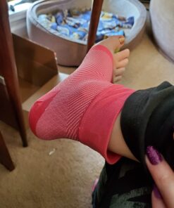 Bitly Plantar Fasciitis for Women & Men Socks Foot & Ankle Compression Sleeve, Pink, M Medium 1 31 71ZGnWzCZpL