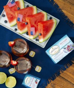 Twinings Herbal Tea Bag Assortment (Pack of 40) with By The Cup Honey Sticks 33 71ZHpM61U1L