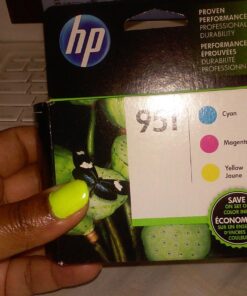 HP 951 Cyan, Magenta, Yellow Ink Cartridges | Works with HP OfficeJet 8600, HP OfficeJet Pro 251dw, 276dw, 8100, 8610, 8620, 8630 Series | Eligible for Instant Ink | CR314FN, Combo 3-Pack 41 71ZIKidFRrL