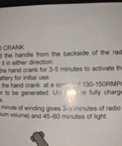 Emergency Hand Crank Radio with LED Flashlight for Emergency, AM/FM NOAA Portable Weather Radio with 2000mAh Power Bank Phone Charger, USB Charged & Solar Power for Camping, Emergency 31 71ZIUNYGD L