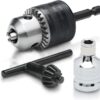 NEIKO 20754A 3/8” Drill Chuck Adapter | Chuck Drill for Impact Drivers with 1/4 Inch Quick Change Shank | Drill Converter Includes 1/2-Inch Adapter for Impact Guns | Hex to Chuck Drill Bit Adapter Hex to Chuck Adapter Keyed 12 71ZIiCXNt0L