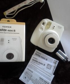 Fujifilm Instax Mini 8 Instant Film Camera (White) (Discontinued by Manufacturer) White Base 30 71ZIou46BBL