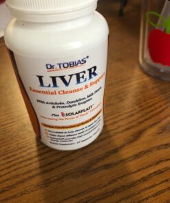 Dr. Tobias Liver 21 Day Cleanse, Herbal Liver Detox Cleanse with Solarplast, Artichoke Extract, Milk Thistle & Dandelion Extract, for Liver Cleanse & Detox, 63 Vegetable Capsules (3 Daily) (63 Count) 63 Count (Pack of 1) 22 71ZJF5yCJAL