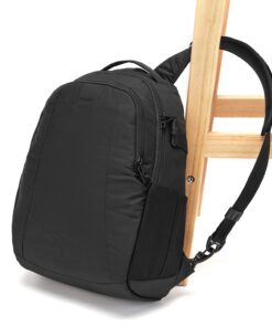 Pacsafe Metrosafe LS350 15 Liter Anti Theft Laptop Daypack/Backpack - with Padded 13" Laptop Sleeve, Adjustable Shoulder Straps, Patented Security Technology, Black Pacsafe Metrosafe Ls350 Anti-theft 15l Travel Backpack - Black 25 71ZKUpH4ipL
