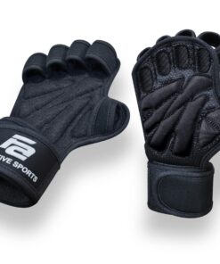 Fit Active Sports New Ventilated Weight Lifting Workout Gloves with Built-in Wrist Wraps for Men and Women - Great for Gym Fitness, Cross Training, Hand Support & Weightlifting. Large 34 71ZKc47uYCL