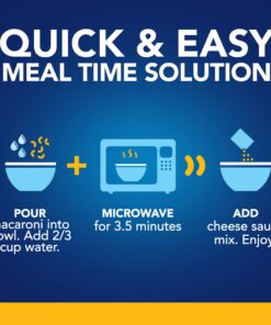 Kraft Easy Mac Original Macaroni & Cheese Microwavable Dinner (6 ct Packets) 6 Pouches 21 71ZKqZQ5MKL