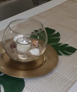 Moon Boat 120PCS Tropical Palm Leaves Plant Imitation Leaf-Hawaiian/Luau/Jungle Party Table Decorations 54 71ZL8puJcSL