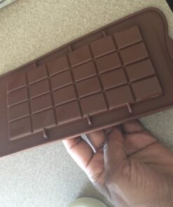 Freshware CB-607BR Silicone Break-Apart Chocolate, Protein and Energy Bar Mold Brown 23 71ZLGaRwPhL