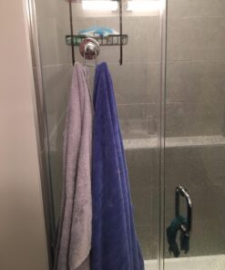 HOME SO Suction Cup Hooks for Shower, Bathroom, Kitchen, Glass Door, Mirror, Tile – Loofah, Towel, Coat, Bath Robe Hook Holder for Hanging up to 15 lbs – Rustproof Chrome Stainless Steel (1-Pack) 1 27 71ZLS7p e L