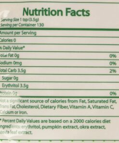Natural Mate Stevia and Erythritol Sweetener Blend with Veggie Nutrients from Pumpkin and Okra (16oz / 1Lb) - All Purpose Granular Natural Sugar Replacement - Pure Sweet Taste, Zero Calories Pumpkin & Okra Nutrients 1 Pound (Pack of 1) 7 71ZLpzpE4L