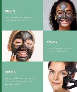 Artnaturals Peel Off Blackhead Remover - (3.4 Fl Oz / 100ml) - Blemish & Pimple Removal Face Mask - Black Head Tool, Purifying Deep Cleanser & Mud Mask – Reduce Pore Size & Redness - Acne-Prone 29 71ZLvAjLaqL