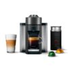 Nespresso Vertuo Coffee and Espresso Machine by De'Longhi with Milk Frother, 1000 Milliliters, Graphite Metal Machine + Frother 14 71ZM 1pH4GL