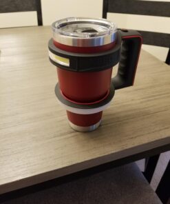 NEBO Stainless Steel 6668 GLOW - Light + Handle for your 30oz tumbler - YETI Rambler, Ozark Trail and more,Black, 1 Count (Pack of 1) Nebo Glow Tumbler Handle 39 71ZM6gLrFdL