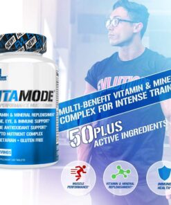EVL Advanced Daily Multivitamin for Men - Men's Multivitamin with Essential Minerals Phytonutrient Complex and VitaMode Active Mens Vitamins for Energy with Lycopene for Muscle Bone and Immune Support 60 Serving 17 71ZMBLntXrL