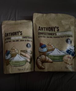Anthony's Erythritol Granules, 2.5 lb, Non GMO, Sweetener, Keto & Paleo Friendly Regular 2.5 Pound (Pack of 1) 24 71ZMvSSnXkL