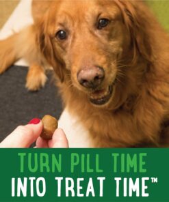 GREENIES PILL POCKETS for Dogs Tablet Size Natural Soft Dog Treats, Chicken Flavor, 3.2 oz. Pack (30 Treats) 3.2 Ounce (Pack of 1) 30 71ZOTkEDWjL