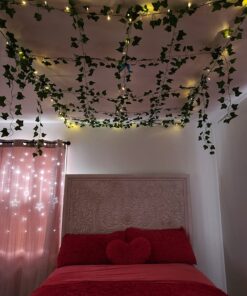 echosari String Lights Battery Powered, 33Ft 100 LED Warm White Outdoor Fairy String Lights with Remote Dimmable Timer 8 Modes for Wedding Party Garden Decoration 1 Pack 33 71ZP b7HJfL