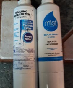 Mist DA29-00020B Water Filter Replacement for Samsung, Refrigerator Water Filter compatible with DA29-00020B-1, Haf-Cin/Exp, RF263BEAESR, RF28HMEDBSR, RF4287HARS, and many more Samsung models(1 pack) 25 71ZPQ67MlL