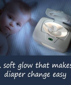 GOGO pure Baby Wipe Warmer and Dispenser, Advanced Features with 4 Bright Auto Off LED Ample Lights for Easy Nighttime Changes, Dual Heat for Baby's Comfort, Improved Design and Only at Amazon 27 71ZPmTzJ2iL