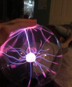 Plasma Ball Light 8" Inch, Interactive Touch Sound Response Science Lamp Orb Tabletop 18 71ZPp OufkL