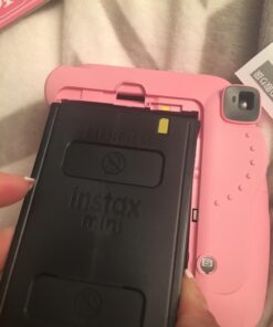 Fujifilm Instax Mini 8+ (Strawberry) Instant Film Camera + Self Shot Mirror for Selfie Use - International Version (No Warranty) Strawberry 45 71ZQGfaQwpL