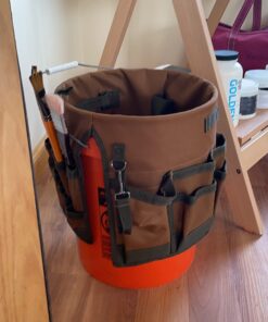 Bucket Boss The Bucketeer Bucket Tool Organizer in Brown, 10030 71 71ZQVz0aOfL