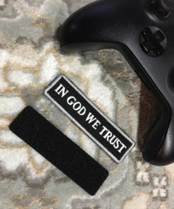 EmbTao in GOD We Trust Embroidered Tactical Morale Fastener Hook&Loop Patch - Black & White 18 71ZQipvKt0L 4