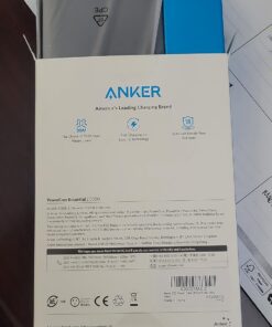 Anker Portable Charger, Power Bank, 20,000mAh Battery Pack with PowerIQ Technology and USB-C (Recharging Only) for iPhone 15/15 Plus/15 Pro/15 Pro Max, iPhone 14/13/12 Series, Samsung Galaxy (Black) Black 50 71ZQjJDjoyL