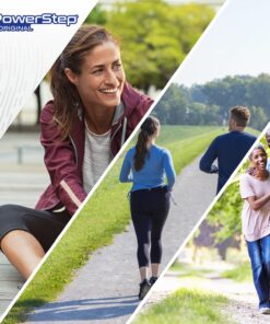 PowerStep Original Insoles - Arch Pain Relief Orthotics for Tight Shoes - Foot Support for Plantar Fasciitis, Mild Pronation and Foot & Arch Pain - Shoe Inserts for All Blue/Black Men's 7-7.5 / Women's 9-9.5 10 71ZQuIo1jFL