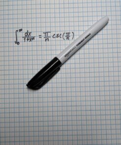 Amazon Basics Fine Point Tip Permanent Markers, Black, 12-Pack 1 Count (Pack of 12) 41 71ZR3rUPN9L