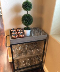 Chefcaptain Schooner Beer Glass - 21.5 Oz Extra Large Goblet Crystal Style ZERO LEAD Shrimp Cocktail, Coronaritas, Margaritas 4 PACK Classic 21.5 OZ 41 71ZR89SrcJL