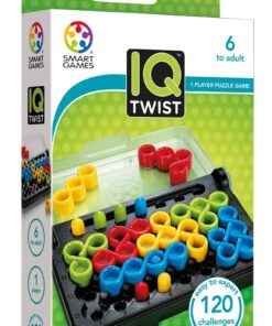 Alternative view of SmartGames IQ Twist, a Travel Game for Kids and Adults, a Cognitive Skill-Building Brain Game - Brain Teaser for Ages 6 & Up, 120 Challenges in Travel-Friendly Case